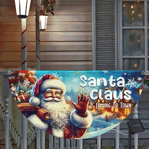 ⏰🎅 Don’t wait — Santa’s almost here! 🎄✨ The Santa Claus LED Fan Flag is selling FAST 🚀 Add glow, color & holly-jolly Christmas spirit before it’s gone! ❤️ 👉Limited stock – grab yours before it’s gone! https://flagwix.com/collections/solar-led-flag/products/santa-claus-is-coming-christmas-solar-led-fan-flag-mln4168sl?variant=40243112050817 | Unique Flags