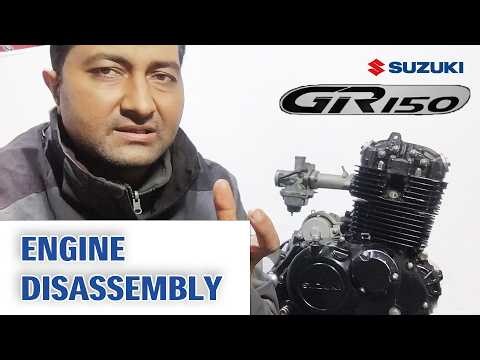 Suzuki GR150 Engine Disassembly ✅ | ‪@s-autos‬