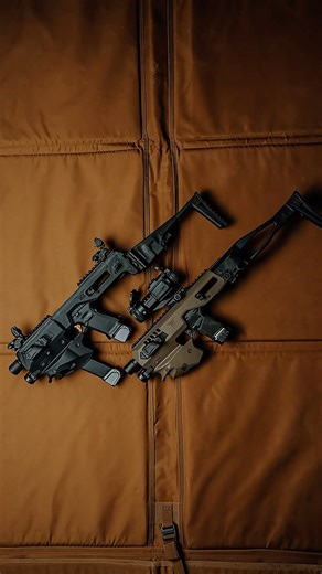 Black or FDE? MCK for the win! #conversionkit #9mmpistol #hellcat #springfield #9mmammo #9mmgun