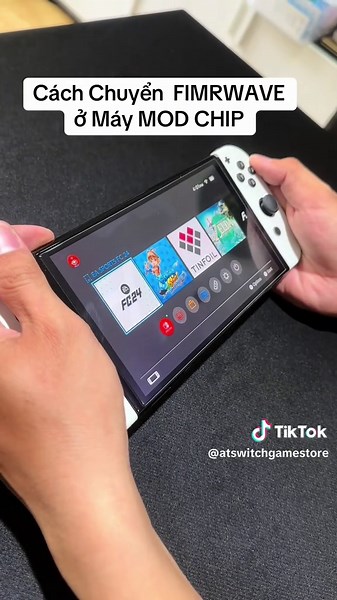 Hướng Dẫn Chuyển Firmware Máy Switch Mod Chip