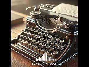 ⌨️ Vintage Typewriter Sound – Perfect for Writing Scenes & Creative Projects