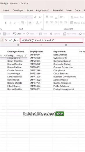 Stop copying and pasting between sheets.