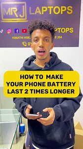 How to make your phone battery last 2x longer | Mrj Laptops