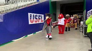 4.5K views · 112 reactions | These guys. The USFL mascots are ready for 3 more football games today at Protective Stadium. https://bit.ly/3rT3t7x | WBRC 6 News | Facebook