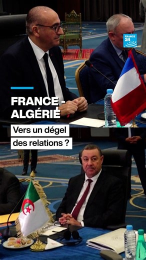 Après des mois de tensions, la #France 🇫🇷 et l’#Algérie 🇩🇿 rouvrent le dialogue. Le ministre français de l’Intérieur Laurent Nuñez a rencontré à Alger le président Abdelmadjid #Tebboune. Les deux pays ont annoncé mardi la reprise d’une coopération sécuritaire | FRANCE 24