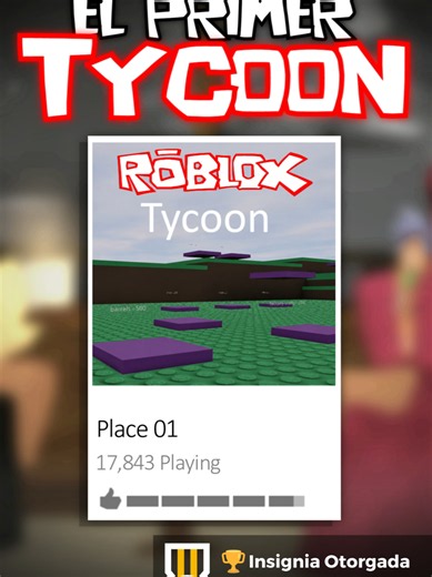 Roblox lleva 18 años copiando esta Idea... Muchos creen que los Tycoons de Roblox siempre fueron iguales... pero el primero de todos era muy diferente. Hoy veremos cómo nació uno de los géneros más grandes de Roblox y por qué casi nadie recuerda su verdadero origen. ⭐ Únete a los miembros del canal: https://www.youtube.com/channel/UC-CGfO9mH371V2MHEALqAJw/join ─────────────────────────────────── ★ Discord https://discord.gg/XpDMX5d9mM ★ Twitter https://x.com/JustAlex_Roses ★ Roblox https://www.r