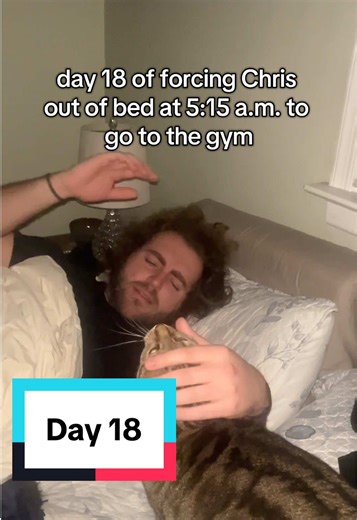 today before our workout, Chris was given the gift of time ⏰ I allowed him to sleep in a bit more since there’s literally a foot of snow on the ground and our workout was shoveling our driveways 😩😭 #fitnessvlog #fitnessjourney #gymmotivation #gymtok #workoutmotivation