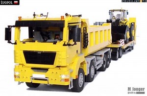 LEGO MOC-2918 MAN TGS 8x4 Dump Truck (Technic 2015)