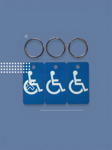 💙 Mini Disability Keyrings 💙 A small keyring that helps spread a big message. These mini plastic disability keyrings are perfect for keys, bags, or lanyards and help promote disability awareness wherever you go. ✨ Lightweight ✨ Durable plastic ✨ Easy to attach anywhere Sometimes something small can start an important conversation about accessibility and inclusion. 🛒 Available in my TikTok Shop – tap the product link on this video to get yours! #DisabilityAwareness #Accessible #InclusionMatter