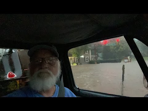 Pittstown New Jersey flood in the beginning