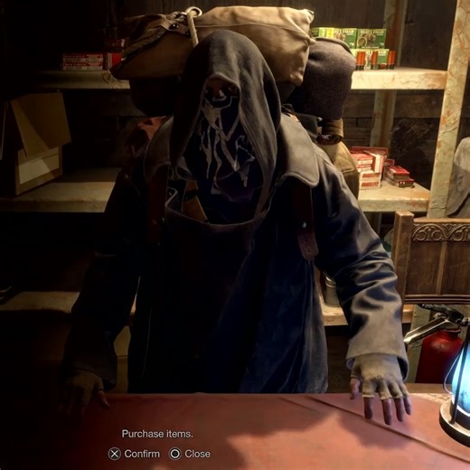 Everbody's favorite Merchant opens up shop in Resident Evil 4 on March 24. | PlayStation