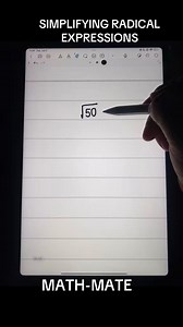 Simplifying Radicals | Math-Mate: Your Online Tutor | Facebook
