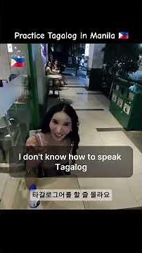 Practicing Tagalog in Manila 🇵🇭 Street Conversations & Fun Moments 😄
