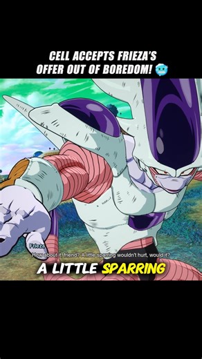 Cell Accepts Frieza’S Offer Out Of Boredom! 🤯 #crashout #cell #sparkingzero #dragonballz #dbz