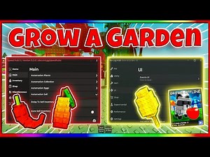 [NEW] Grow a Garden Script *NO KEY* - Auto Farm, Auto Sell, Auto Buy& More!