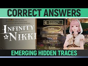 Infinity Nikki - Emerging Hidden Traces - Correct Deduction Answers