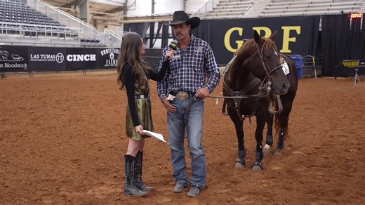 5.1K views · 92 reactions | Jeremy Buhler and SLR Swinging Hickory rise to the top as the 6 & Under Heeling Champions, stacking up $44,286 in combined Average, Elite Stallions, and Elite Breeders earnings. Catch their full winner’s recap with Katy Lucas on the American Hat Company interview segment.  | Gold Buckle Futurities | Facebook