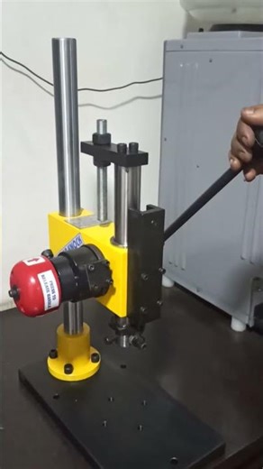 Rack and Pinion Press with Return Locking Mechanism| Precision Industrial Press Machine| HammerKnock