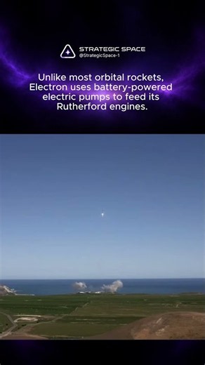 A rocket powered by batteries? Kind of. 🚀🔋