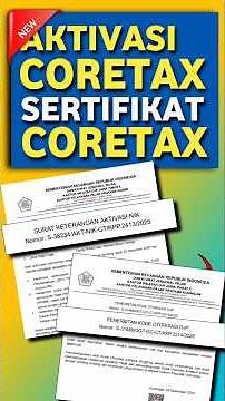 🔥 COMPLETE! How to activate CoreTax and create a digital certificate