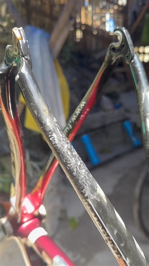 Crack carbon frame repair 🛠️ Before & After #carbonrepair #carbonfiber #zackworks #carbon #highlighteveryone #fyp #cycling | Zack Reyes