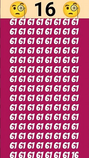 this number is blurry 16 🤔