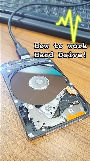 Inside a Hard Drive Head – What Really Happens! #harddrive #hdd #shortsvideo