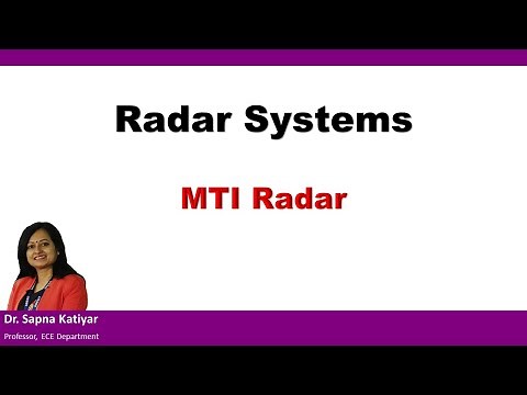 Radar Systems - Moving Target Indicator (MTI) Radar