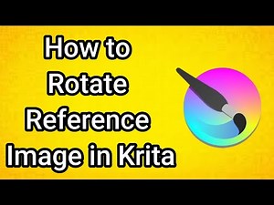 How to Rotate Reference Image in Krita