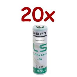 20 x LS14500 PLC Lithium Battery 3.6v 2600mAh