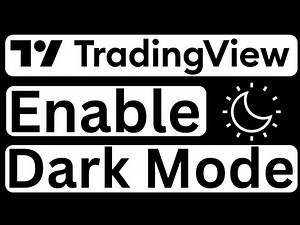 How to Enable Dark Mode in TradingView Chart - Full Guide