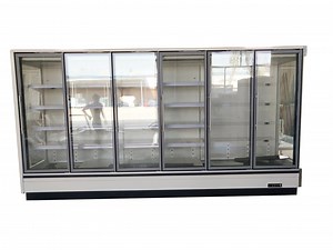 [Hot Item] Remote Compressor Convenience Store Excellent Design Large Capacity Glass Door Dairy Storage Upright Cooler