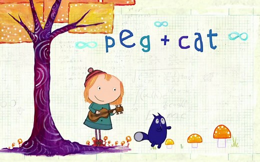 【Peg+Ca t佩格和小猫】1-4季，幼儿英语数学启蒙动画片，幼儿英语数学启蒙动画片