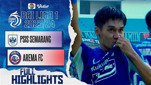 Full Highlights - PSIS Semarang VS Arema FC | BRI Liga 1 2023/2024