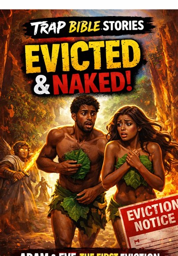 Kicked Out?! | Adam & Eve The First Eviction | Trap Bible Stories Yooo… so I was reading my Bible right… and in Genesis 2–3, the Bible really went LEFT because why did Adam and Eve start off carefree, unashamed, living rent free in paradise… and still managed to get evicted. No seriously. This was the first house God ever built. Perfect environment. No bills. No stress. No trauma. Just fruit, fresh food and walking with God but here we are… This is Trap Bible Stories®️ by Tam Watts, where I brea