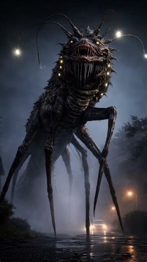 DO NOT Go Outside If You See This!!! #shorts #monster #ai #shortvideo