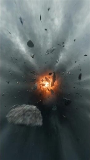 Would Anything Survive If Planets Collide? 🌍💥 #shorts #space #satisfying