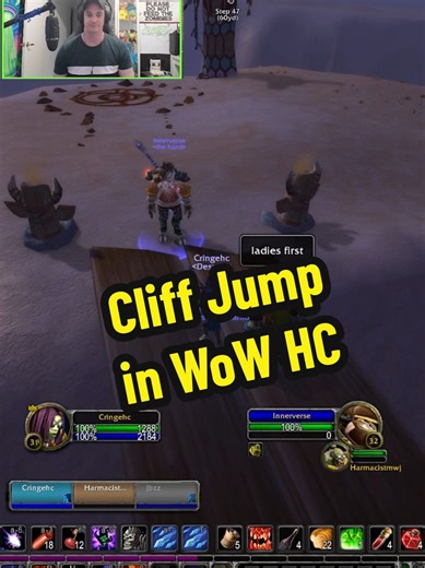 Leap of Faith Quest in WoW Hardcore at Thousand Needles