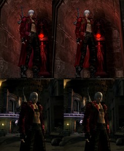 Devil May Cry HD Collection - DMC3 - Cutscene Coat and Face for In-game Model Mod
