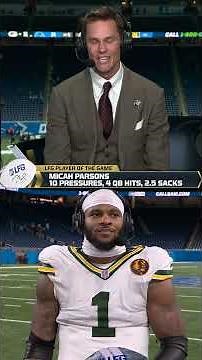 Micah Parsons is Tom Brady's LFG Player of Game 🏆🦃