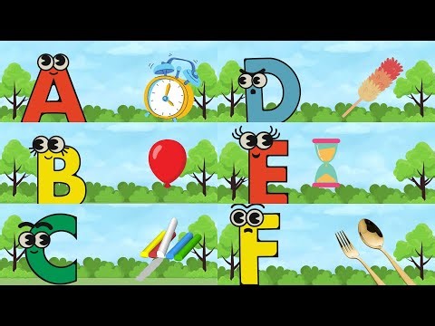 ABC Objects Poem ✨ Everyday Things A–Z for Preschool Kids #abcsong #smartykids #poem #song #kids #ab