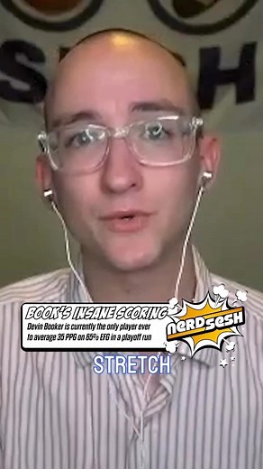 2.6K views · 19 reactions | @nerdsesh breaks down the mind-boggling numbers behind Devin Booker’s playoff scoring | The Volume | Facebook