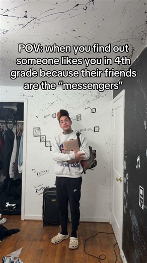 POV: finding out someone likes you in 4th grade through their friends #POV #Relatable #Shorts