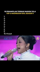 10 Penampilan Terbaik Marion Jola Indonesian Idol