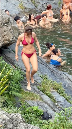 The Wild Waterfall and the Craziest Jump!#cliffjumping #waterfall #nature
