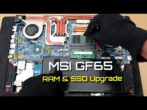 MSI GF65 10ue SSD & RAM Upgrade [2025 Step-by-Step] 💻 #techguide