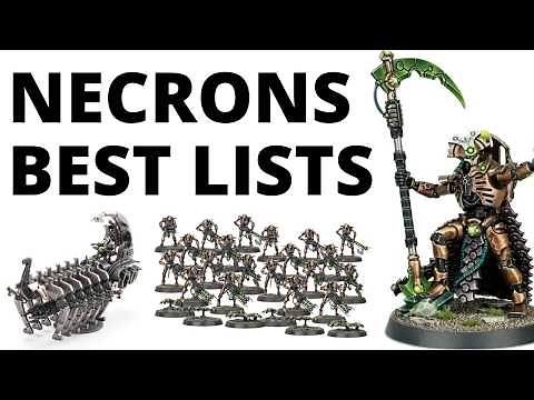 Six Strong Necrons Army Lists - What's Winning for the Necrons Right Now?