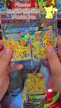 Pikachu Mega Collection – V-Union Box #pokemoncards #pokemontcg