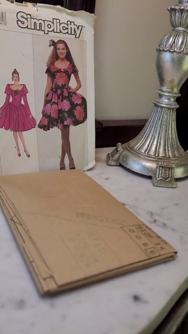 Simplicity 8715 Dress Pattern Size 14 Vintage 80s COMPLETE No Instructions - Etsy