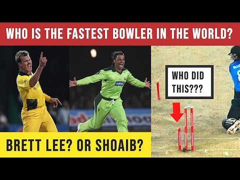 Top 5 Fastest Bowlers in Cricket History🔥 | Shoaib Akhtar 161.3 Kmph - Fastest Ball in Cricket video